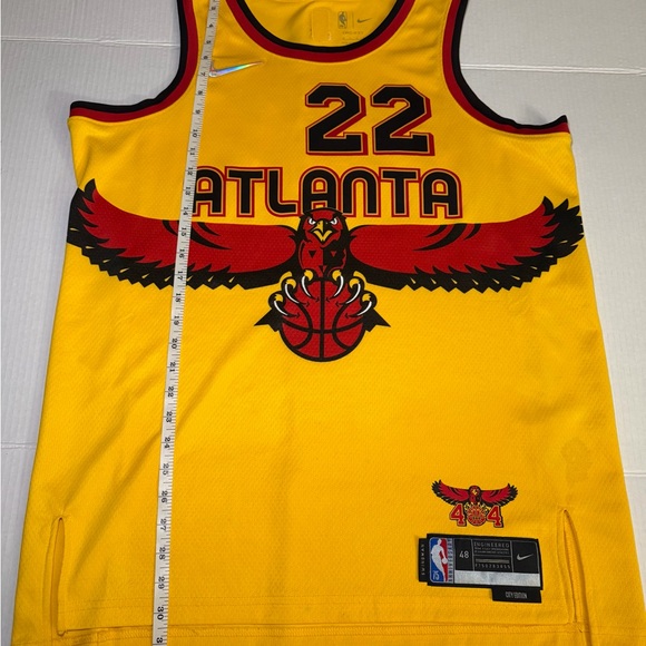 Nike NBA Atlanta Hawks# 22 Reddish City Edition Jersey Mens Size L - Picture 3 of 14